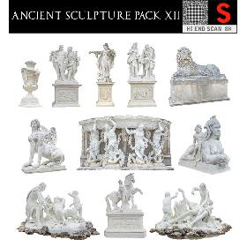 3D Ancient Sculpture Pack 12